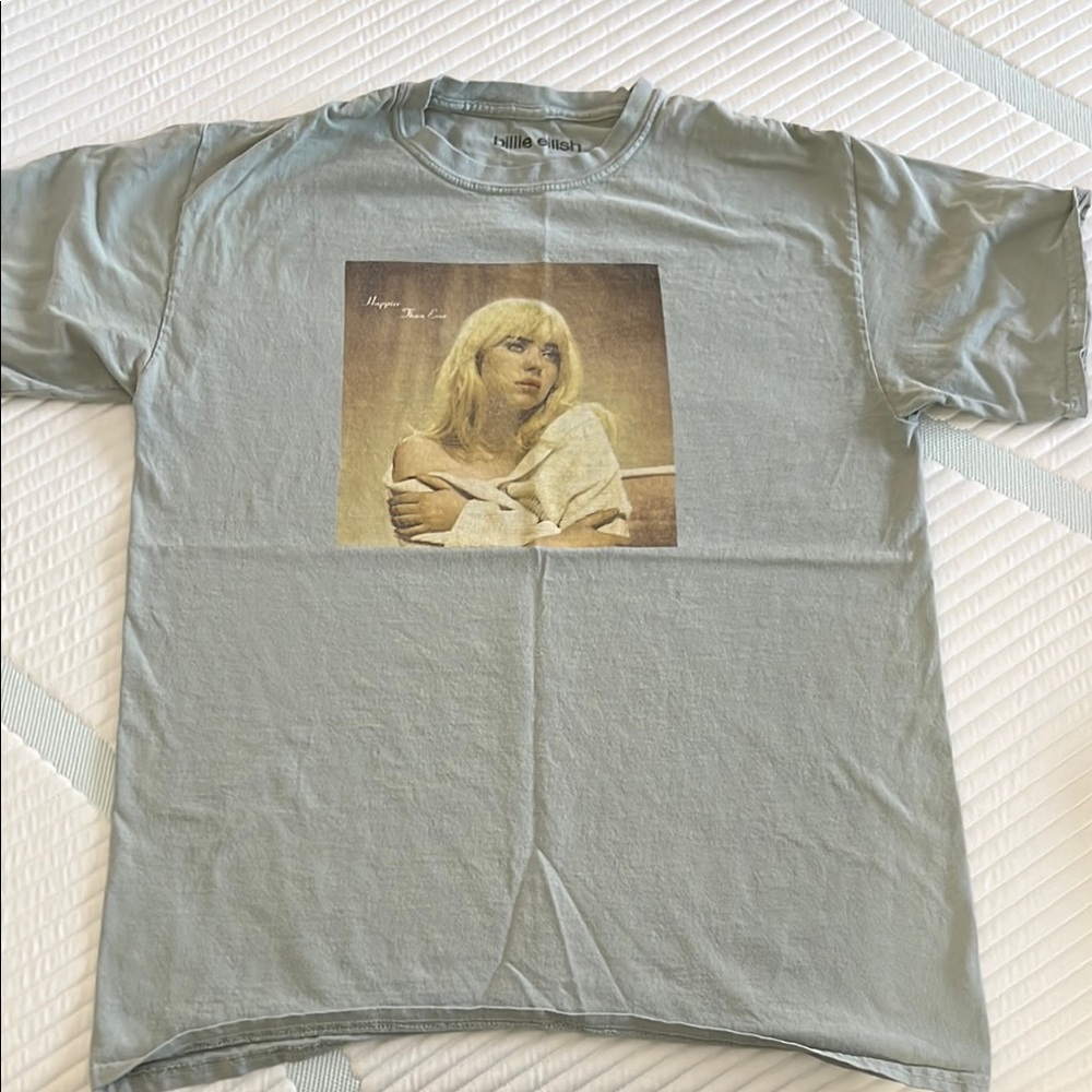 Billie Eilish Graphic T-Shirt in Sage